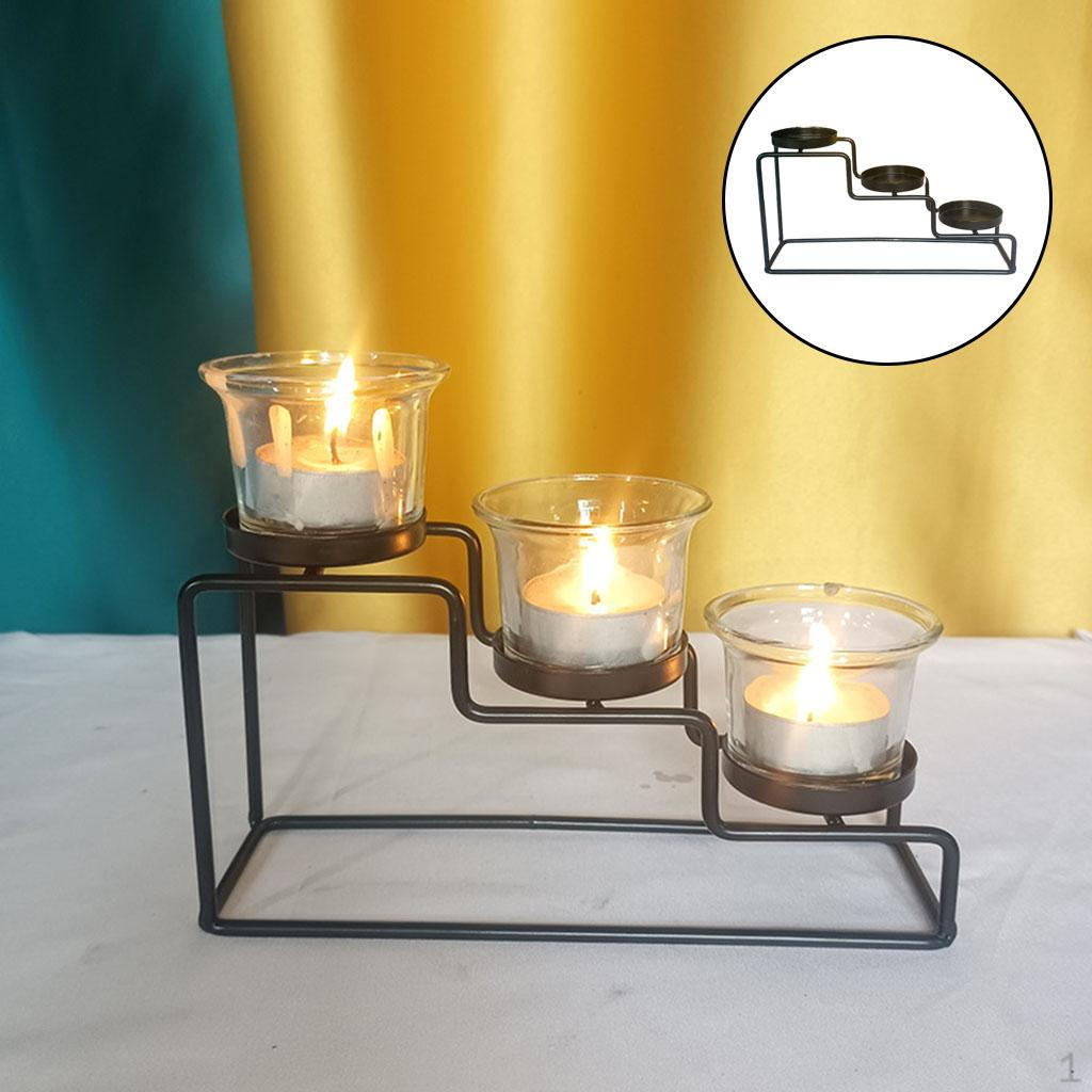 

Candle Ladder Metal Decorative Holder For Taper Candles, Vintage Style Candlestick чорний