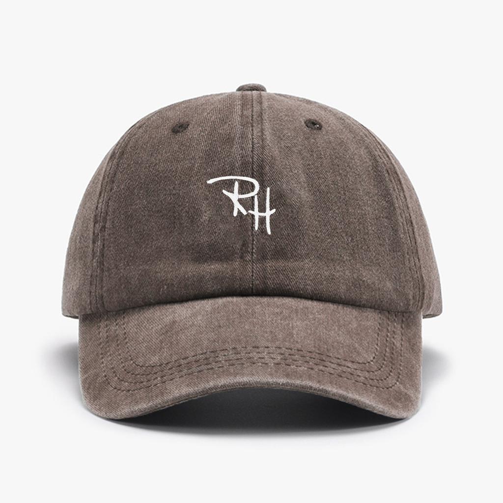 1“RH”fashionable embroidered fisherman baseball hat with lightweight shade for both men and women