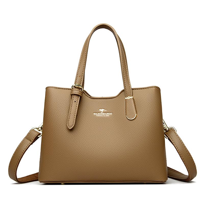 

Вместительная сумка, Простая и универсальная женская сумка, Подарок для мамы для поездок на работу, Сумка через плечо хаки