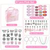 67pcs Pink Series Beaded Jewelry Making Supplies Jewelry Bracelet Making Kit, Beaded Jewelry Making, Birthday Pink Craft Gifts