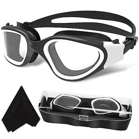 High-Definition Waterproof Anti-Fog Swimming Goggles - Unisex Casual & Professional Style
