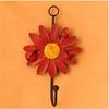 1Pcs Resin Flower Shape Hooks Wall Hangers Key Hat Towel Hooks For Home Kitchen Bathroom Cute Decoration Accessory Gadget