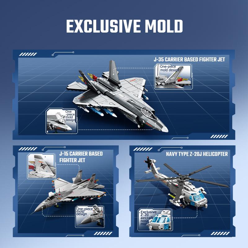 Non-Toxic Sembo 1814Pcs Armed Aircraft Building Blocks Kits Moc Helicopter Models Fighter Assembly Bricks Birthday Gift Kids Toys For Children