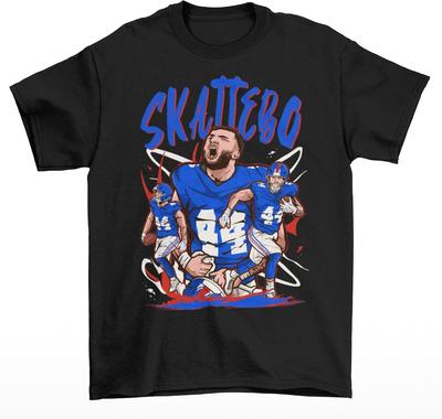 SKALTEBO Football Player Graphic T-shirt