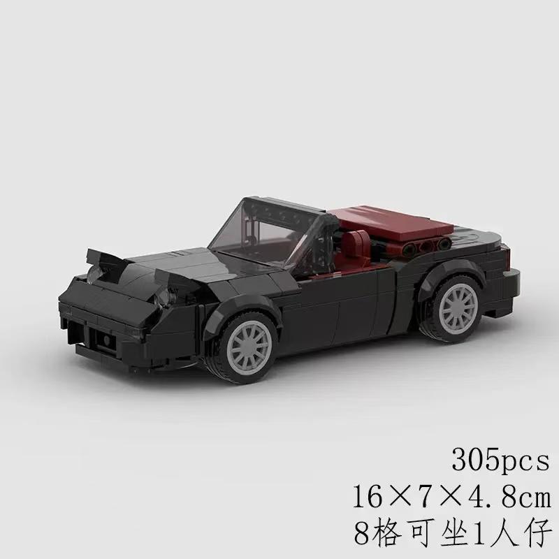 MOC Bricks Miata Serie NA Auto Sportiva da Corsa Veicolo Giocattoli Set di Blocchi da Costruzione per Bambini
