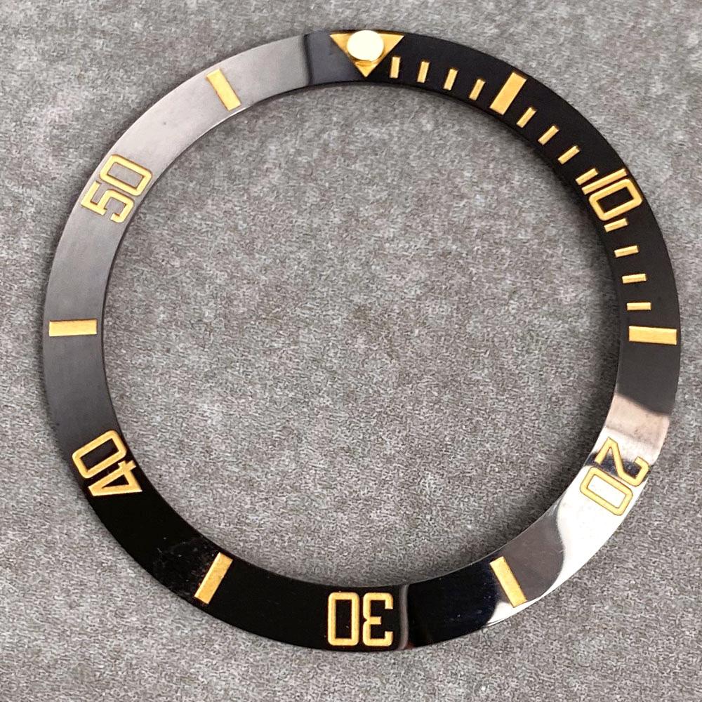MATELION 38 мм керамический сплав часы безель вставка кольцо наклонная посадка 40 — фото 32