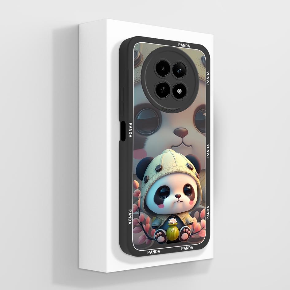 Matte Hülle für OPPO Realme 12 11 Pro Plus 12Lite 12X 11X Hülle Niedliche Mode Welpe Handy Tasche Weiches Flüssigsilikon Stoßfester Bumper für OPPO Hülle Capa