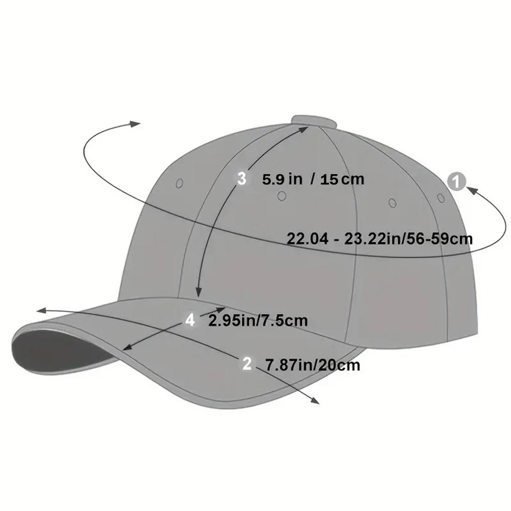Lightweight Adjustable Casual Print Dad Hats For Women & Men Outdoor Sports Street Baseball Cap Hip Hop