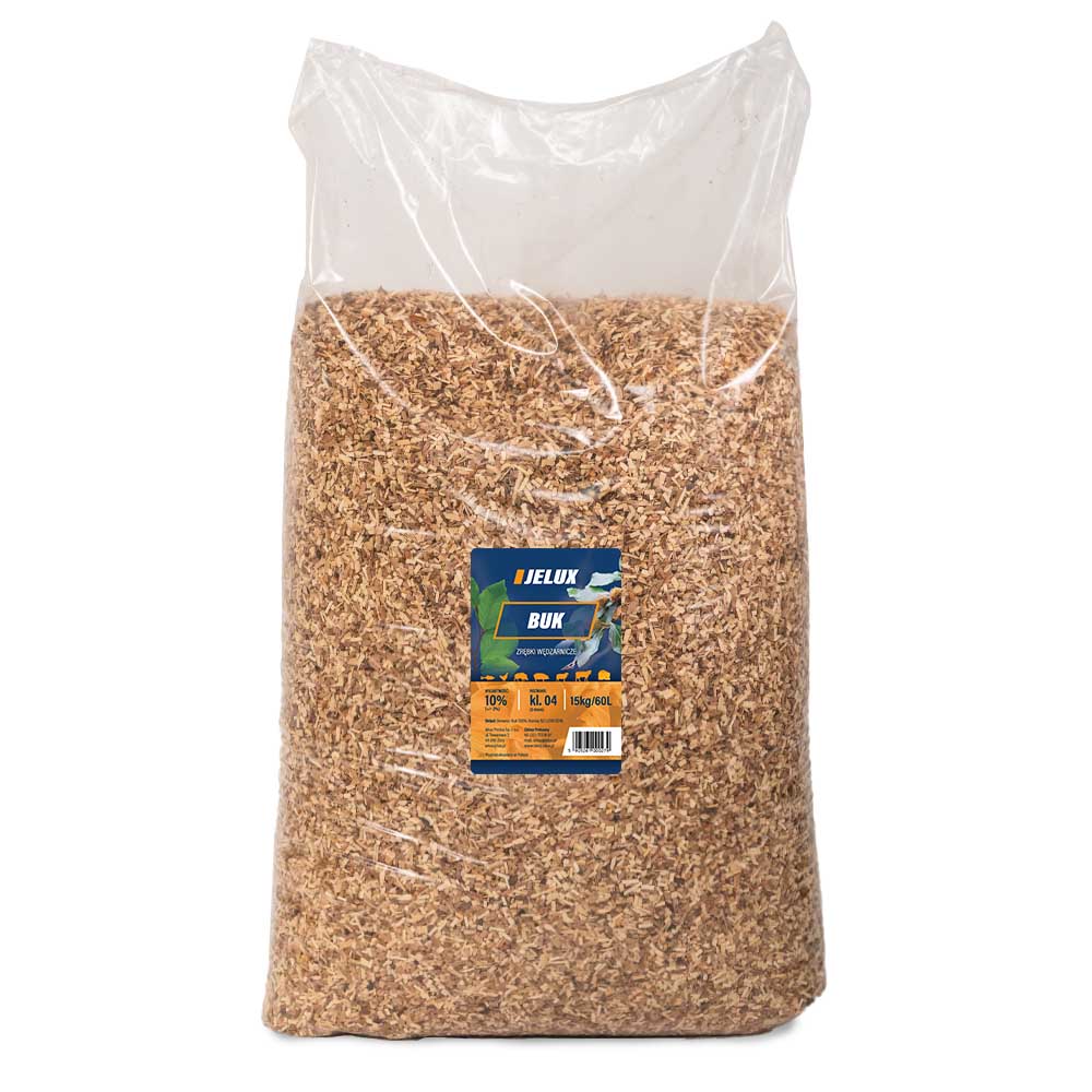 Zrębki Wędzarnicze Buk Klasa 04 15Kg