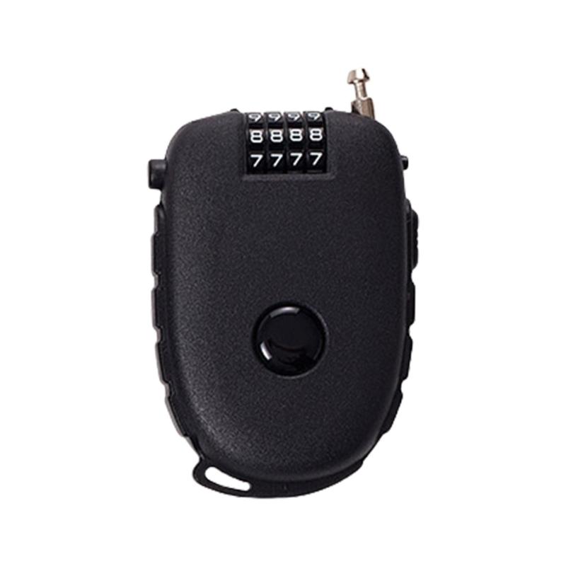 Durability Retractable Wire Lock With Code Multipurpose Combination Lock for Outdoor Bike Scooters Suitcases