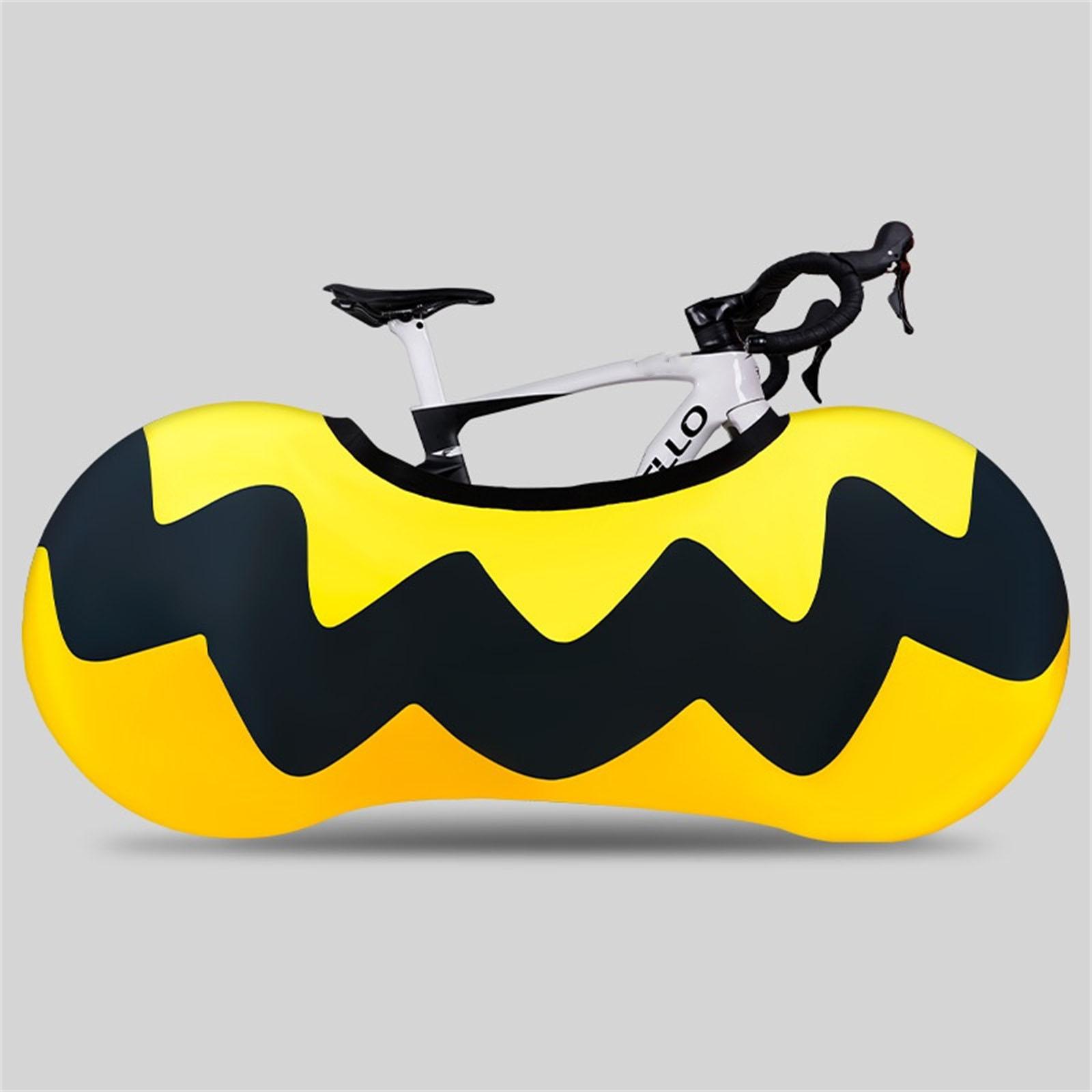 

Universal Protective Cover - High-Click Dust/Scratch Resistant Case, Mountain & Road Bike Wheel Cover for All-Round One Size жёлтый