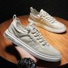 Mode Leder Schuhe Herren Trendige Vielseitige Bequeme Lässige Flache Sneaker Rutschfest Verschleißfest Sportschuhe Slipper Herren