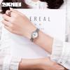 SKMEI Elegant Quartz Watch For Women Fashion Lady Wristwatch Simple Waterproof Stainless Steel Strip Fashion Watches Reloj Mujer