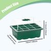 10 Pieces Plant Starter Tray Seedling Starting Reusable Vented Indoor Propagation Sprouters