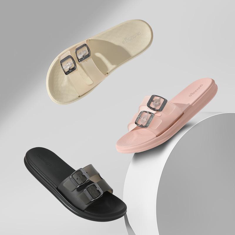 One word with slippers summer casual wear new home indoor EVA non-slip bath sandals