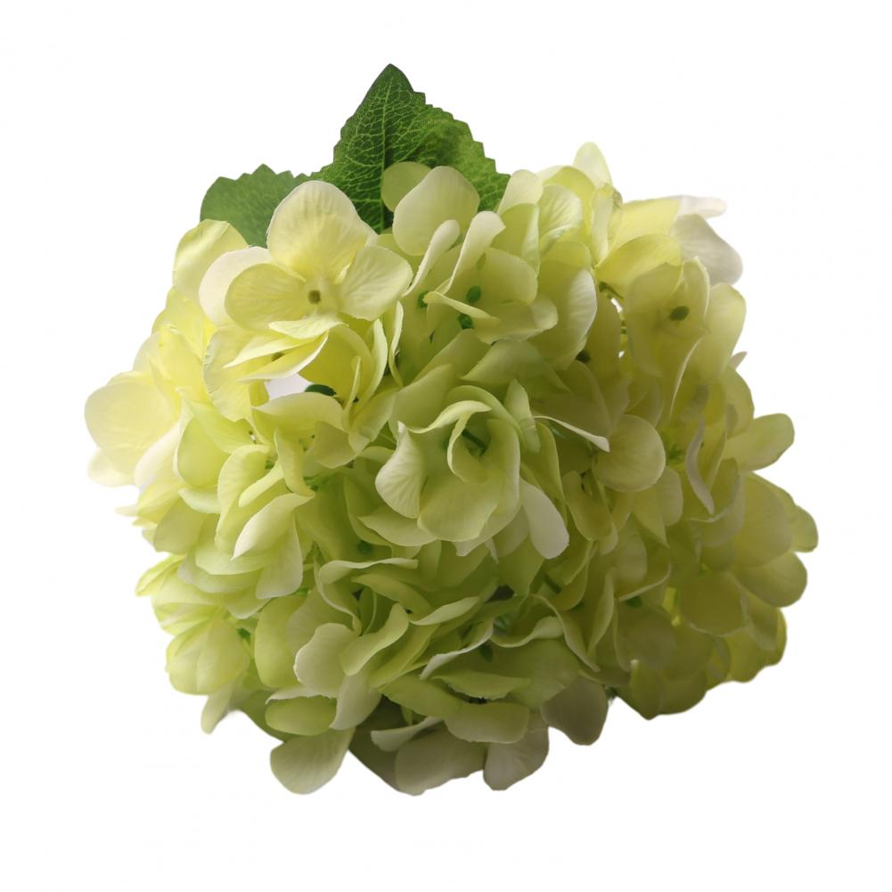 Artificial Hydrangea Flowers Artificial Silk Hydrangea Bouquet with Flexible Stems Realistic Color Transitions Soft Pliable