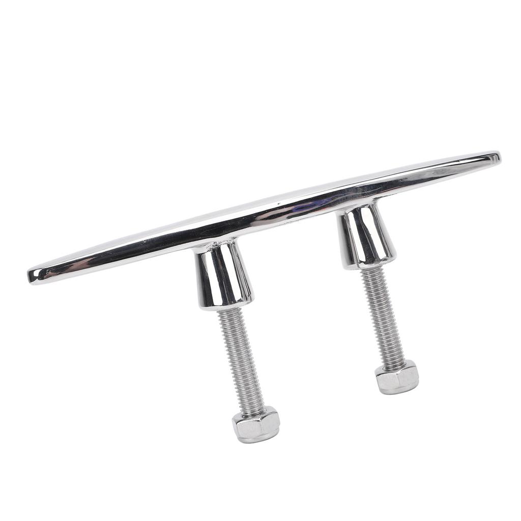 8 Zoll Aufklappbare Bootsklampe Poliert 316 Edelstahl Dockklampe Festmacher für Yacht Frachtschiff