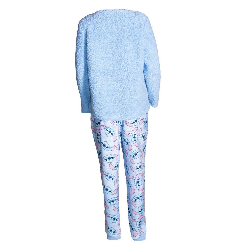 Lilo & Stitch Womens/Ladies Fleece Long Pyjama Set