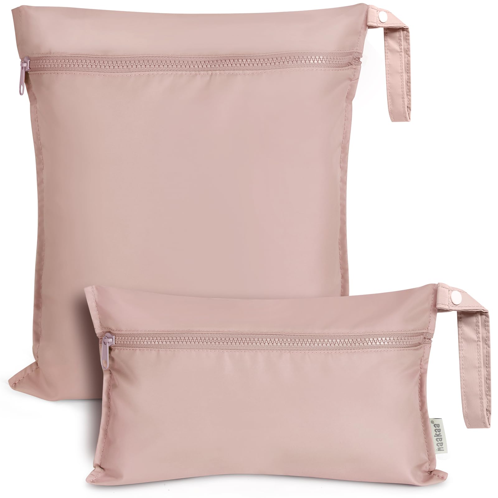 

haakaa Baby Waterproof Wet Diaper Pump Blush Set of 2 Bags, Bags, Travel, Swimwear, Beach, Pool, Parts, Stroller, Daycare, Yoga, -