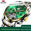 TEVISE Men's Classic Tourbillon Calendar Mechanical Watch