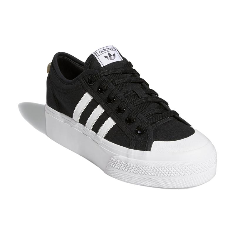 adidas Women's Nizza Platform 'Black' Women's Sneakers FV5321