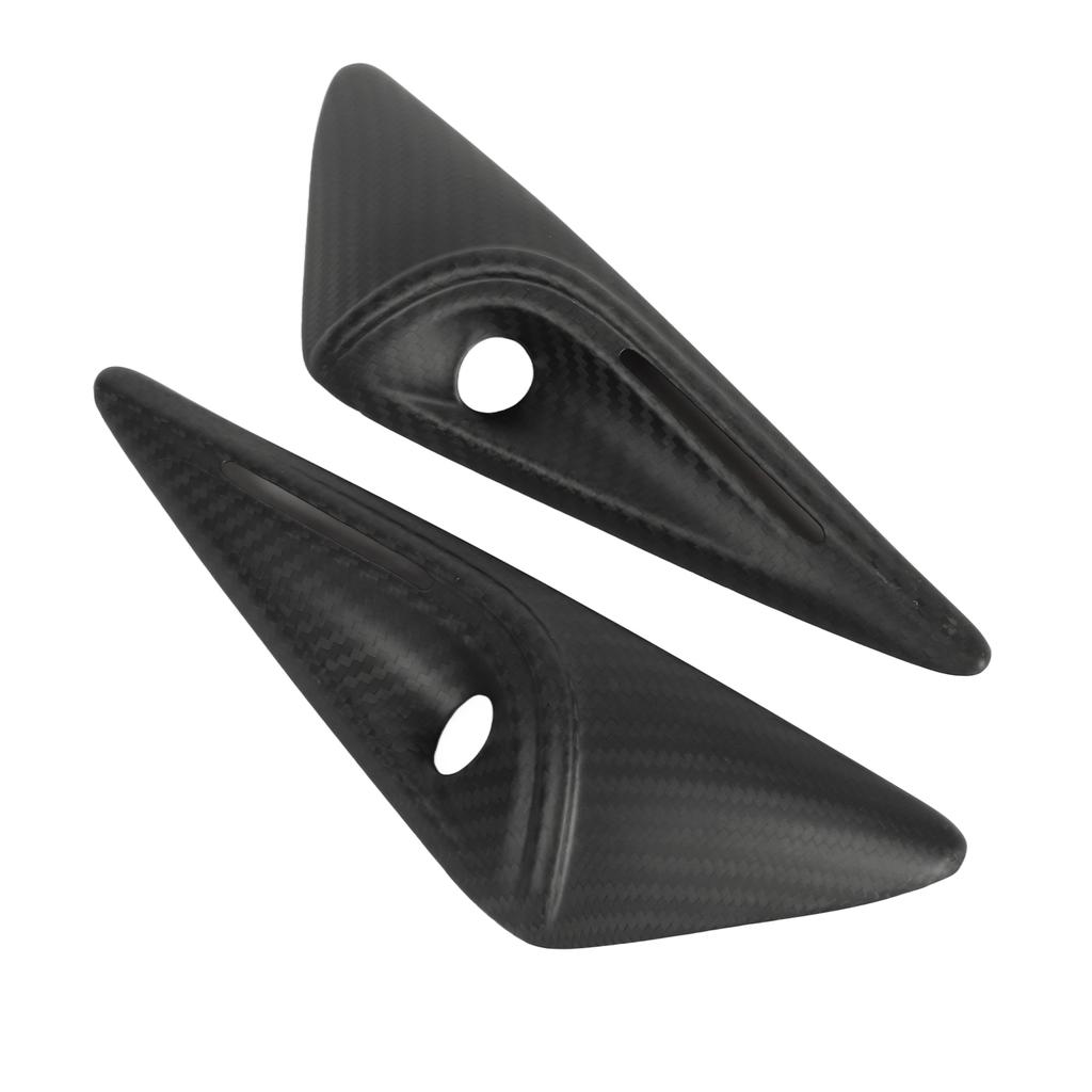 2PCS Side Mudguard Camera Vent Cover Trim Carbon UV Resistant Replacement For 2023+