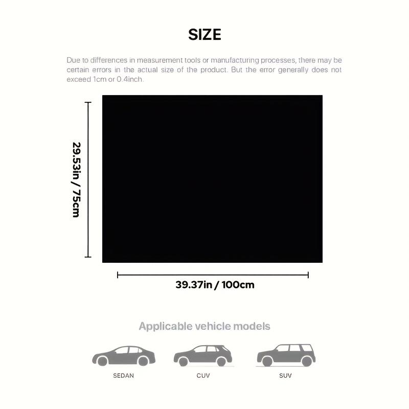 1 Stück Kofferraummatte für Auto mit aufgedrucktem Herzmuster, 2D Flaches Design, Universell Kompatibel