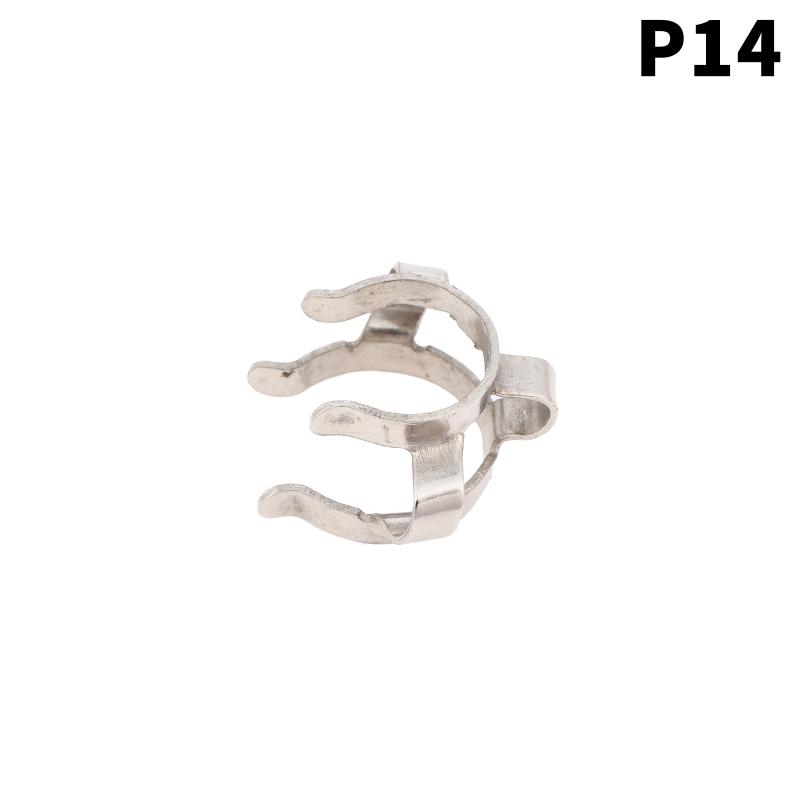 1Pc Stainless Steel Standard Ground Mouth Clip Caliber 14#19#24#29#34#45# Laboratory Clamp Heat Resisting Ground Clip Adapter
