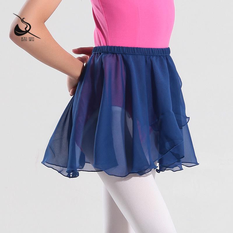 Kashiwaya Women's Ballet Leotard with Chiffon Wrap Skirt, Multi-Color