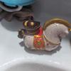 The Tea Favors Tea Pet Horse Sculpture Rotatable High Temperatures Resin Foal Statue Wealth Display Chinese Style