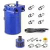 300ml Baffled Aluminum Oil Catch Can Reservoir for Tank / Oil for Tank with Filt,zxl