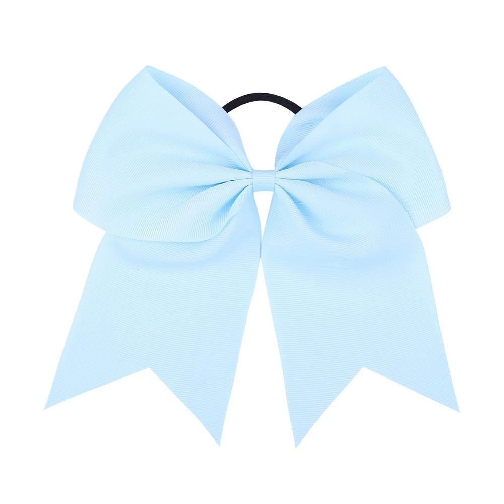 1 szt. Jednokolorowe Duże Kokardy z Elastycznymi Gumkami do Włosów dla Dziewczynek Kokarda z Wstążki Gumka do Włosów Nakrycie Głowy Akcesoria do Włosów dla Dzieci
