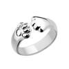 Live Broadcast Adjustable Cute Cat Paw Rings - New Style & Sweet Cartoon Design