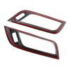 2pcs ABS Chrome Car Air Conditioning AC Vent Cover Frame Trim for BMW X1 F48 2016 - 2020 Air Outlet Cover Sticker Accessories