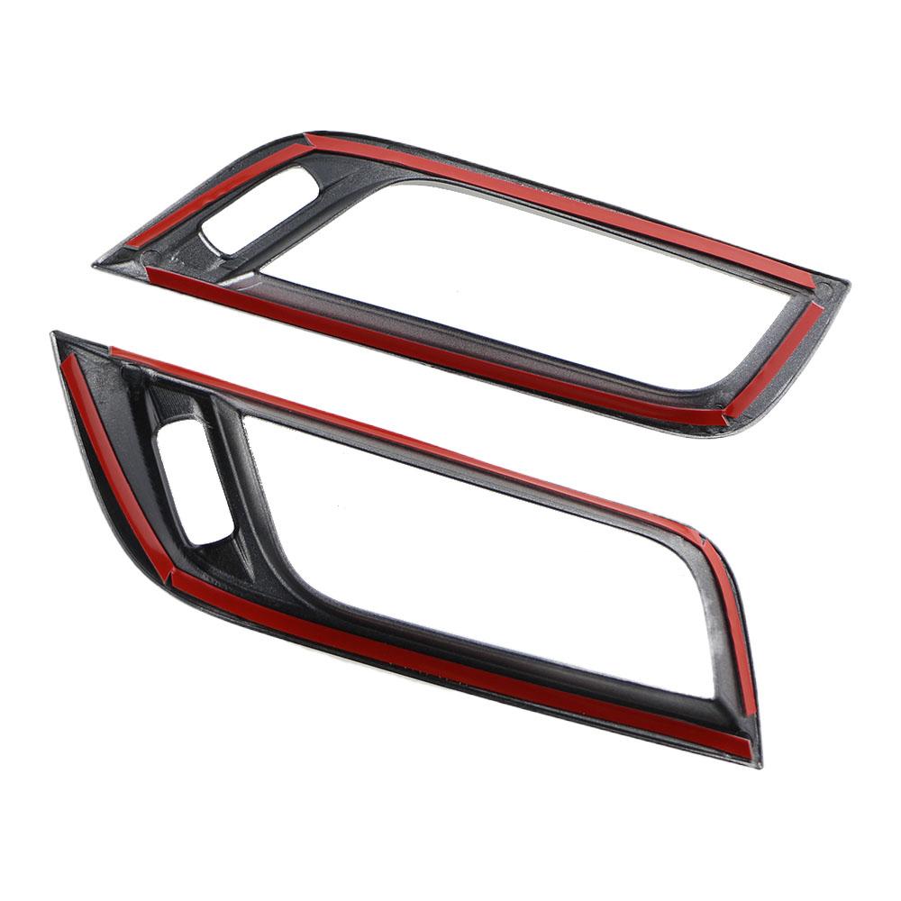 2pcs ABS Chrome Car Air Conditioning AC Vent Cover Frame Trim for BMW X1 F48 2016 - 2020 Air Outlet Cover Sticker Accessories