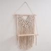 Handwoven Shelf Vintage Wall Organizer Bohemian Floating Shelf Home Decorations