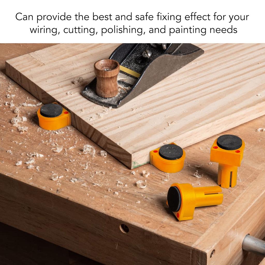 8Pcs Bench Dog 19mm Workbench Peg Brake Stop High Strength Woodworking Desktop Stop Tenon Bench Dog Woodworking Desktop Stop