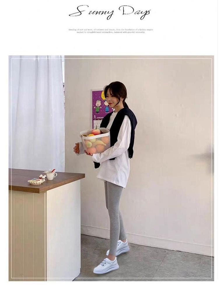 Chaussures de Course Velcro Blanches pour Femmes - Printemps 2025 Style Coréen, Respirantes et Élégantes (SH01)