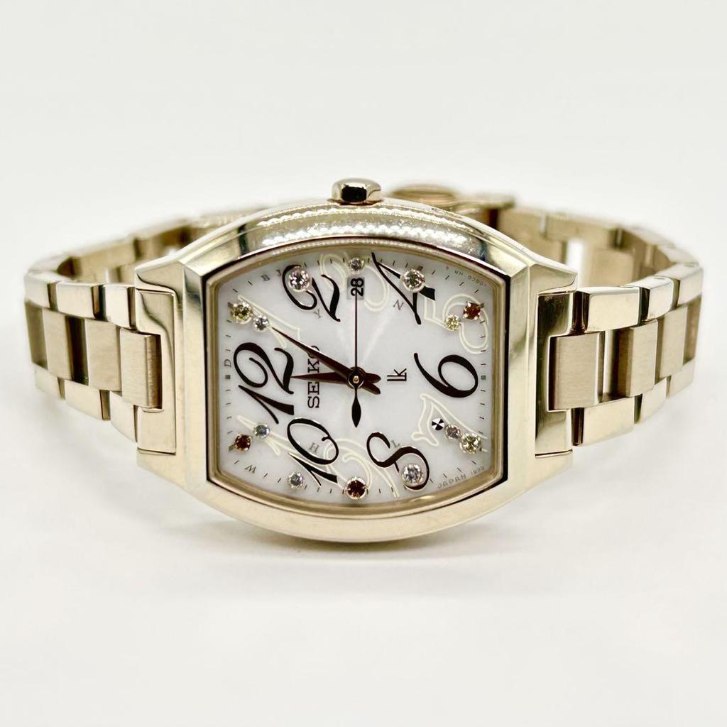 [USED] SEIKO lk Limited Edition 1B22-0BB0 Solar Radio-Controlled Wristwatch