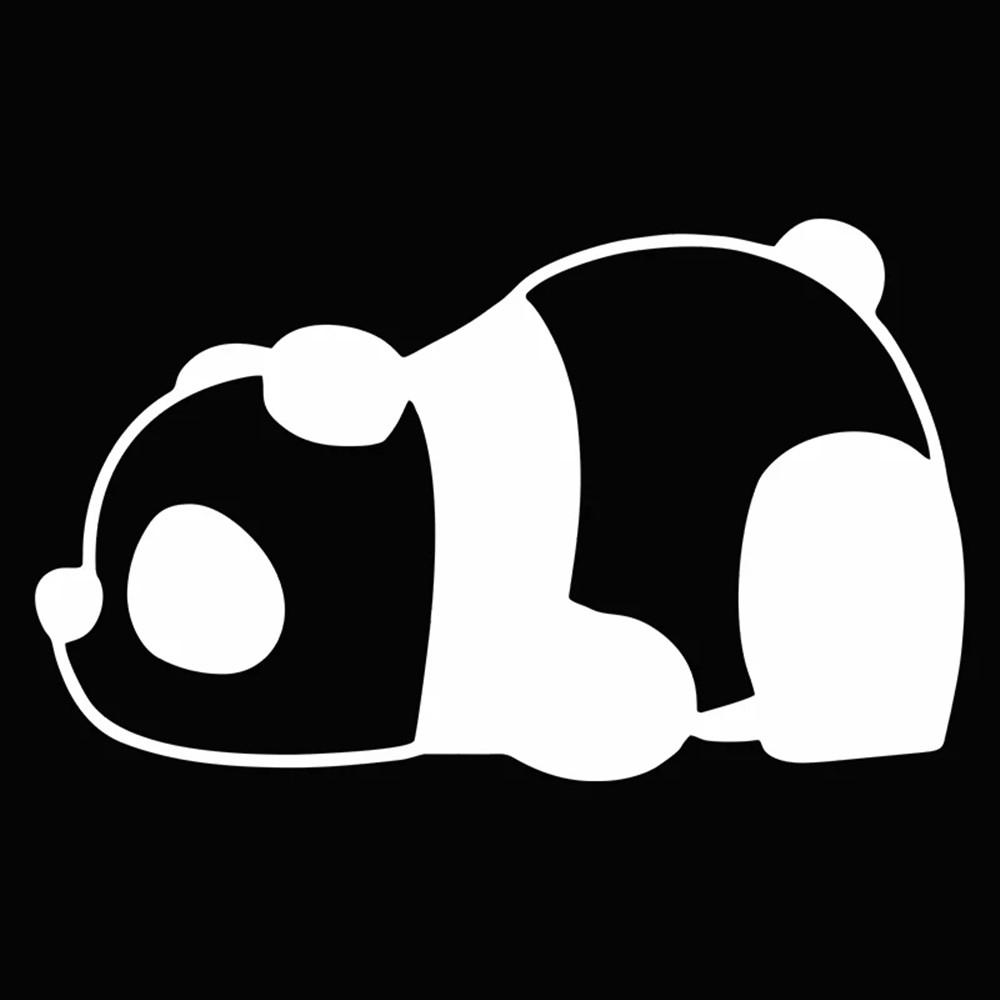 2pcs Cute Panda Vinyl Car Stickers Waterproof Decals for SUV RV Truck Travel Camping Creative Auto Decor Accessories