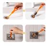 100PCS Kitchen Sink Bath Hair Cleaner Hook Brush Long Hair Plug Hole Hair Collector Catcher Strainer Bathroom Drain Sewer Dredge Device