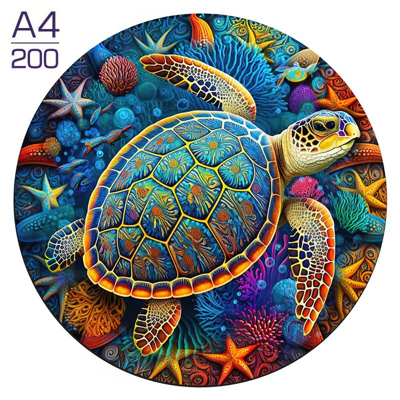 Panda A3 A4 A5 Wooden Puzzle For Adults Children Wood DIY Crafts Animal Shaped Holiday Gift Wooden Jigsaw Home Decoration