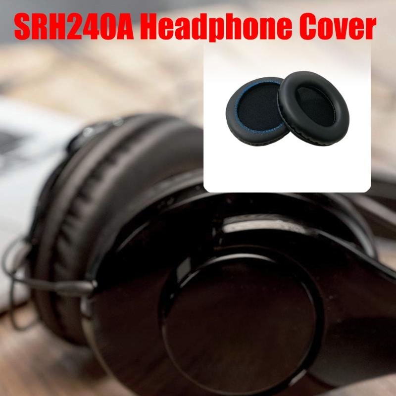 Replacement Protein Leather Earpads Ear Pad For SRH240A Headphones Ear Cushions Earmuffs Ear Cover