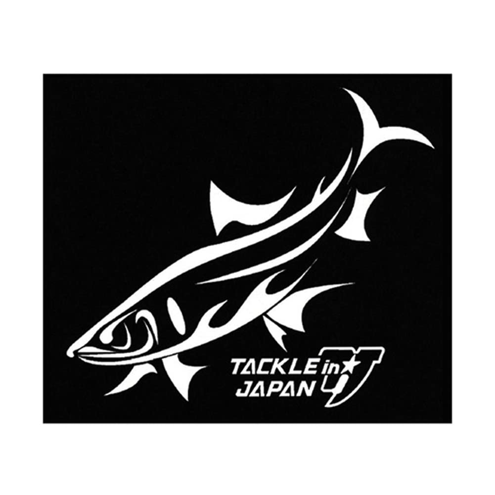 TACKLE in JAPAN Tribal Cutting Sticker Ayu 128 (vertical) x 147 (horizontal) mm