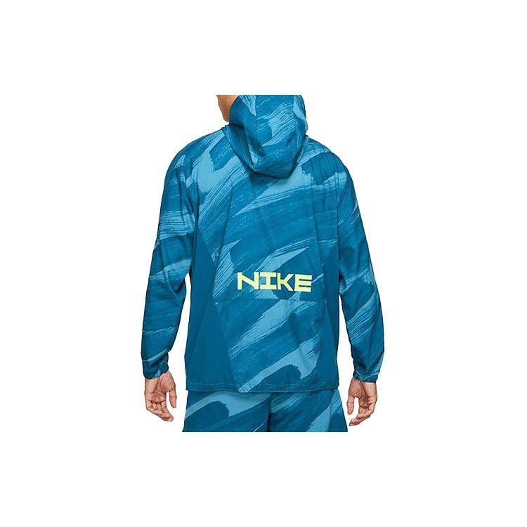 Nike Dri-FIT Sport Clash Hooded Half-Zip Pullover Jacket Men Outerwear Blue DD1724-476