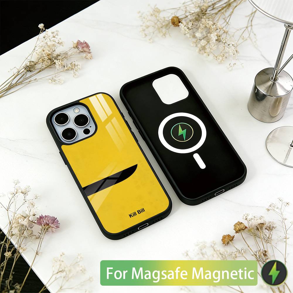 

1PC Kill Bill Movie Phone Case For iPhone17,16,15,14,13,12,11 Plus,Pro Magnetic For Magsafe Wireless Charging iPhone17