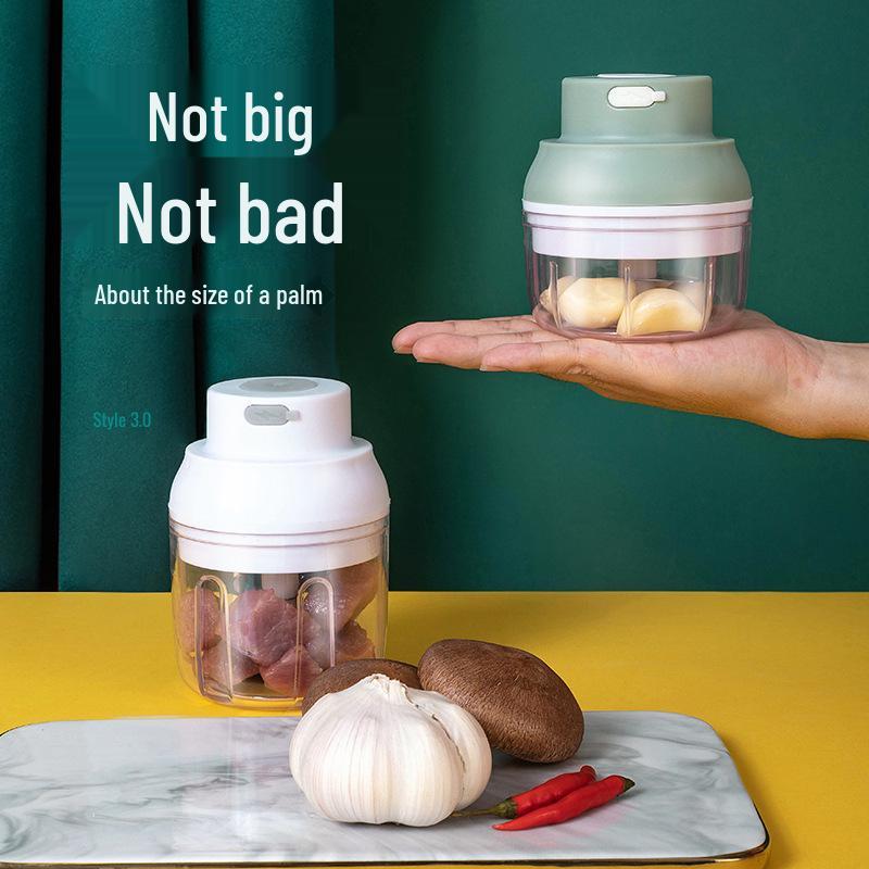 Beiling Electric Garlic Chopper: Home Pull-Cut Mincer and Masher.