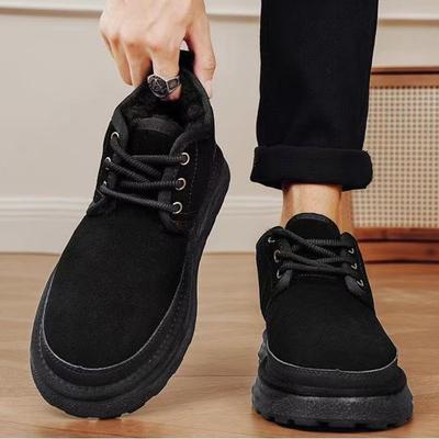 Pantofi Bărbătești Vintage din Piele Artificială și Bumbac Iarnă Nou Vânzare Fierbinte Pantofi Bărbătești Impermeabili Confortabili Casual Pantofi Fashion Bărbați Tip Balerini