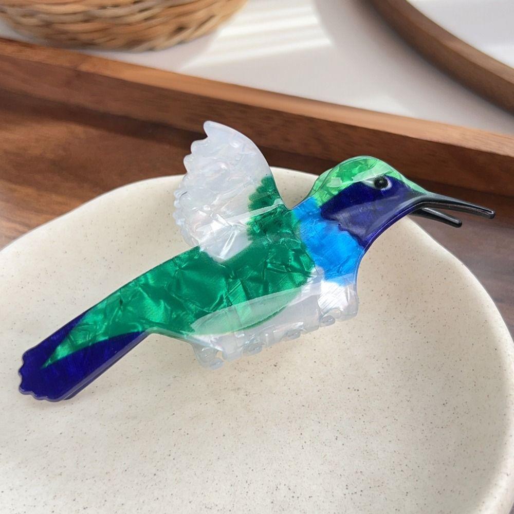 Korean Style Animal Hair Clip Creative Bird Shark Clip Creative Acetate Hair Claw  Girls