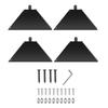 Squirrels Hood Bezel Bird Feeders Hangers for Outside Black Squirrels Baffle Birdfeeder Bird Feeders for Outside Practical